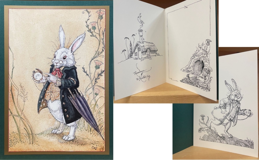 vintage for website - cvs card alice rabbit