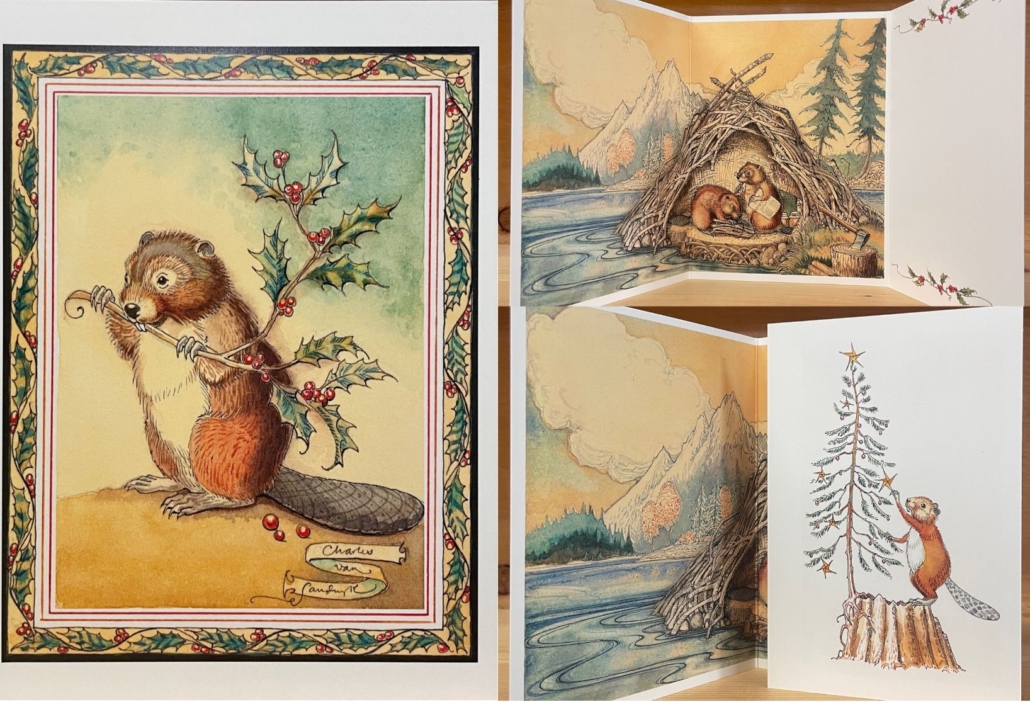 vintage for website - cvs holiday beaver card